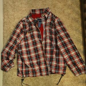 Catalina Red and Black Plaid Jacket